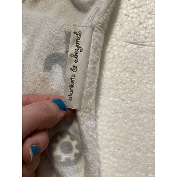 Blankets and Beyond Elephant Owl Grey Blue Plush Baby Lovey Security Blanket - Picture 6 of 9